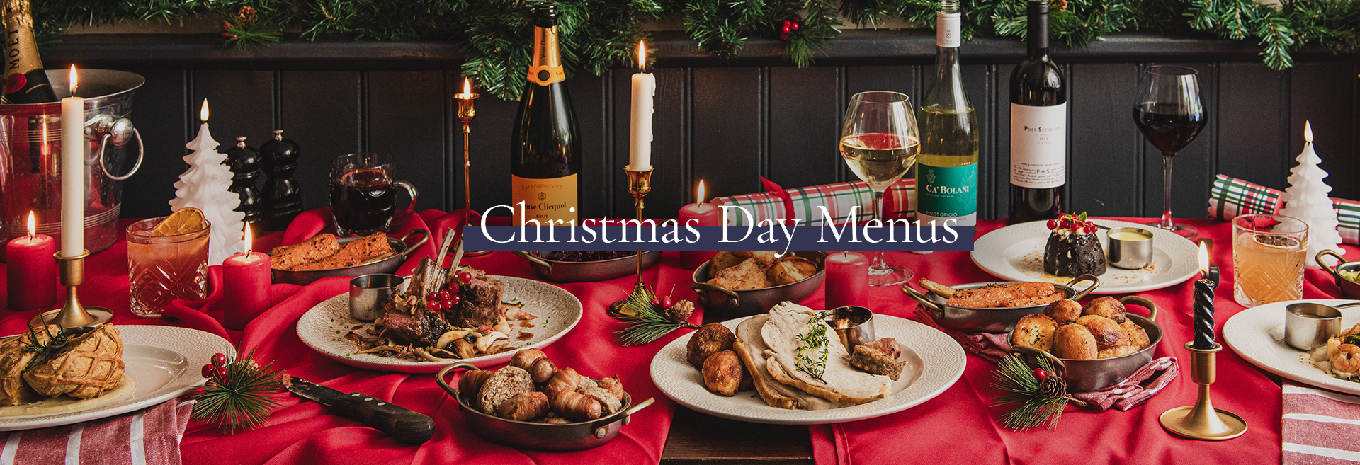 Christmas Day 2024 Menu in London Crown & Greyhound