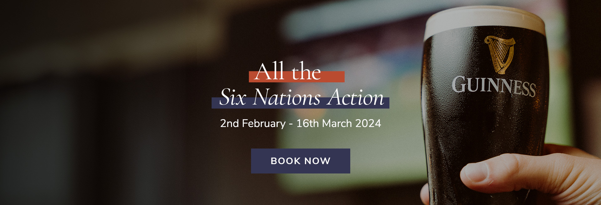 Rugby Six Nations 2024 at Crown & Greyhound