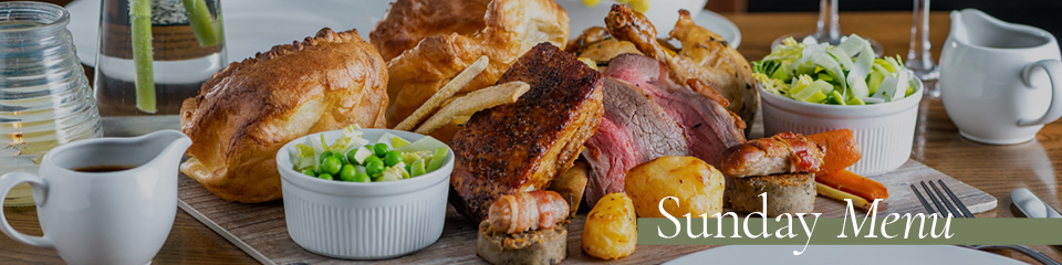 Sunday Menu at Crown & Greyhound